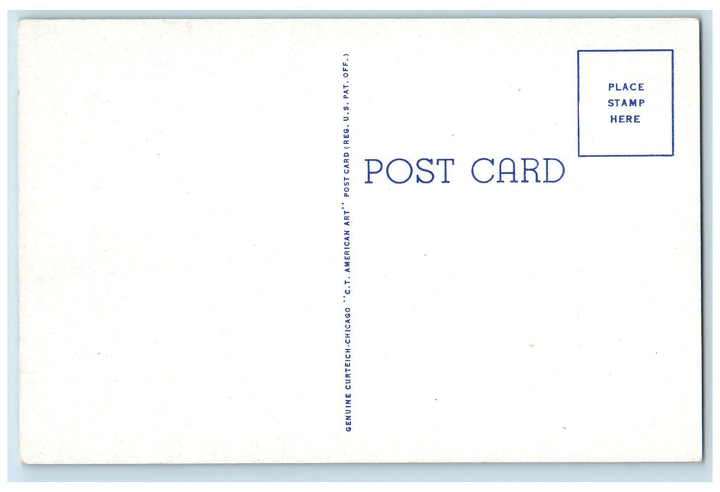 c1950's Spring Mill Village Street Scene State Park Mitchell Indiana IN Postcard