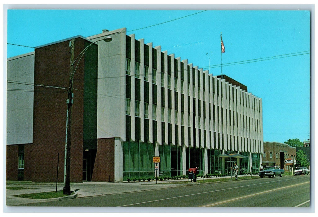 c1960s Post Office And Federal Building Tupelo Mississippi MS Unposted Postcard