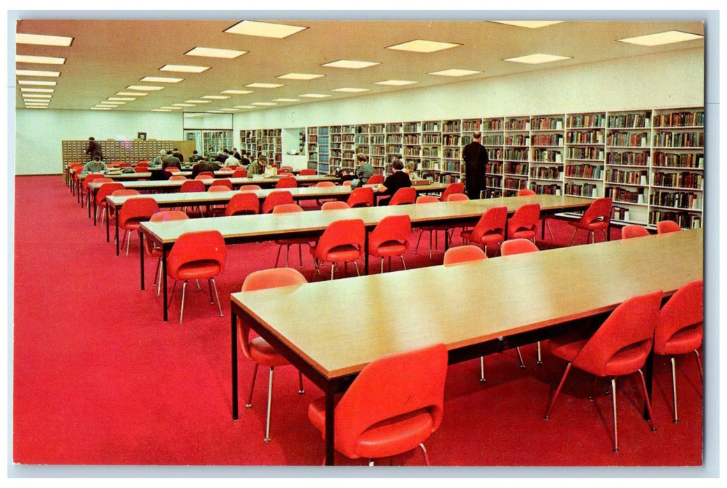 c1960s New York Public Library  Dramatis Personae Madison County NY Postcard