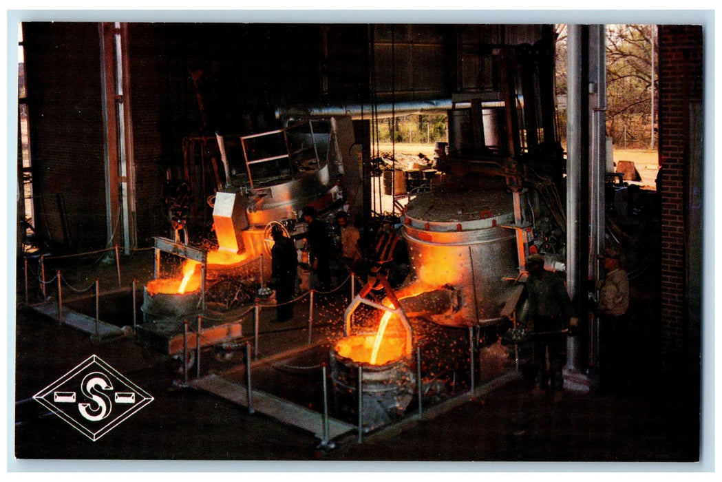 c1960s Smith Streel Casting Company Marshall Texas TX Unposted Vintage Postcard