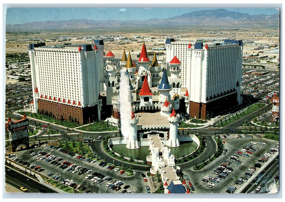 1986 Excalibur Hotel Casino World's Largest Resort Hotels Las Vegas NV Postcard