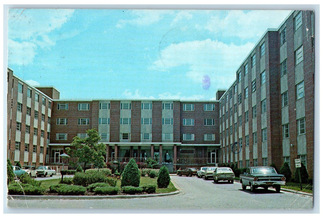 1974 The Largest Residence Hall At Wheaton College Wheaton IL Posted Postcard