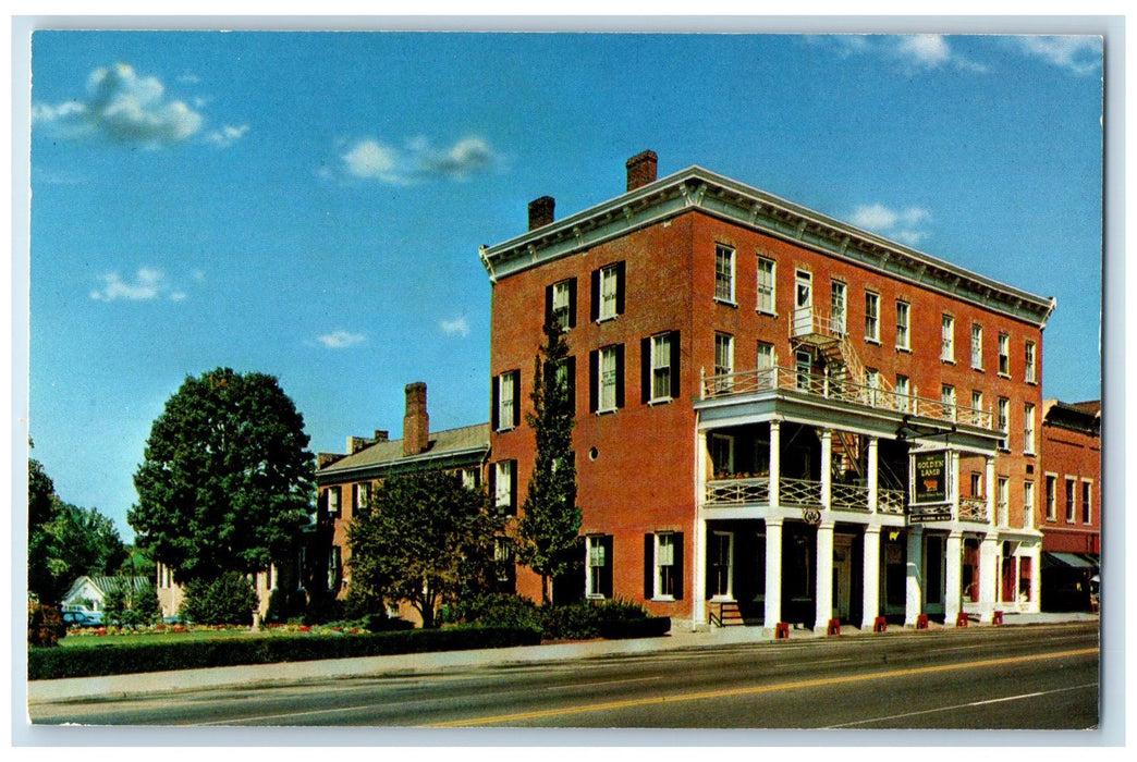 c1960s The Golden Lamb Ohio's Oldest Inn Exterior Scene Lebanon Ohio OH Postcard