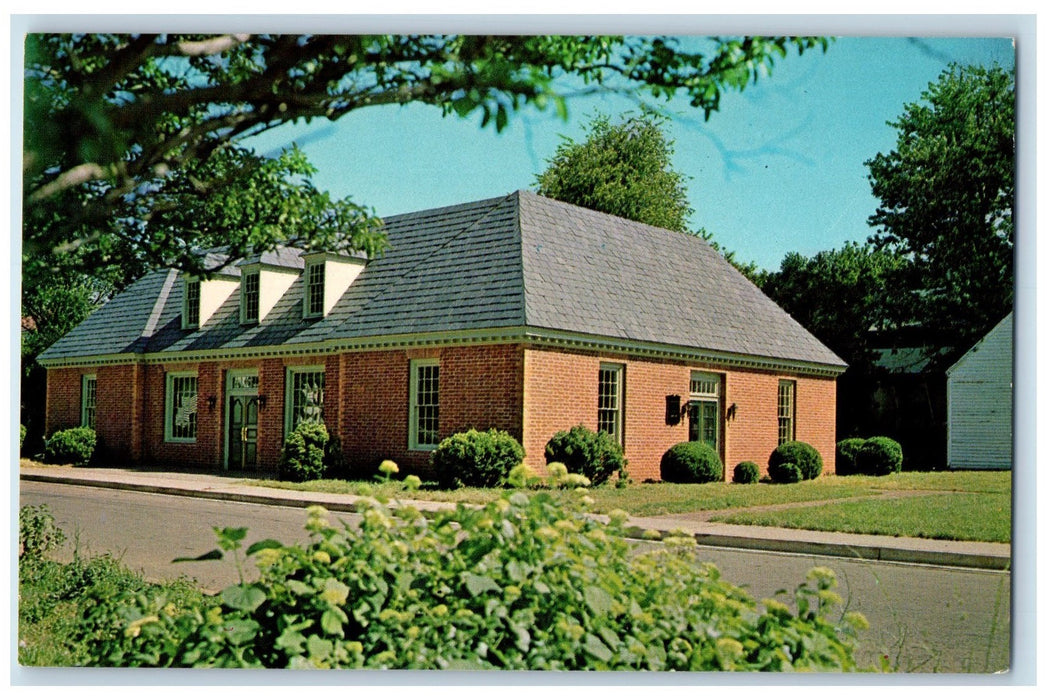 c1960s Culpeper Town And County Library Exterior Culpeper Virginia VA Postcard