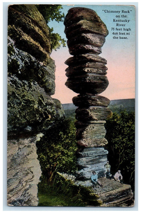 c1910s Chimney Rock On The Kentucky River Kentucky KY Unposted Vintage Postcard