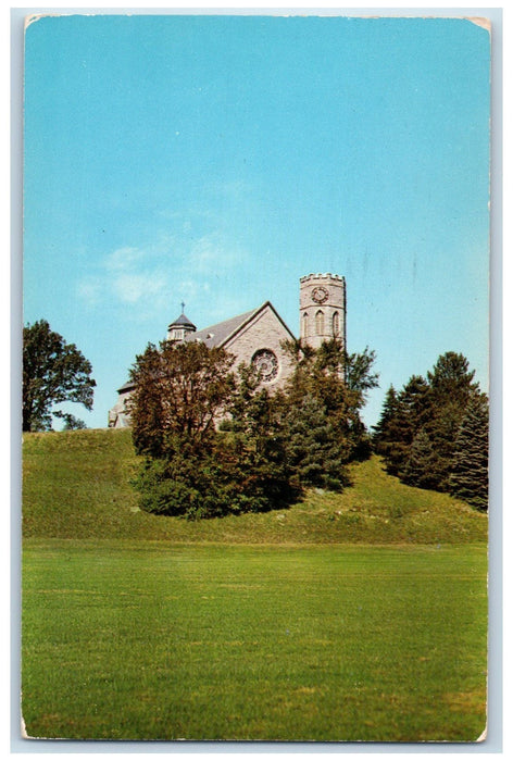 1961 Memorial Chapel Mount Hermon School Mount Hermon Massachusetts MA Postcard