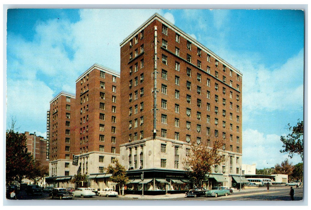 c1960s Manger Annapolis Hotel Exterior Roadside Washington DC Unposted Postcard