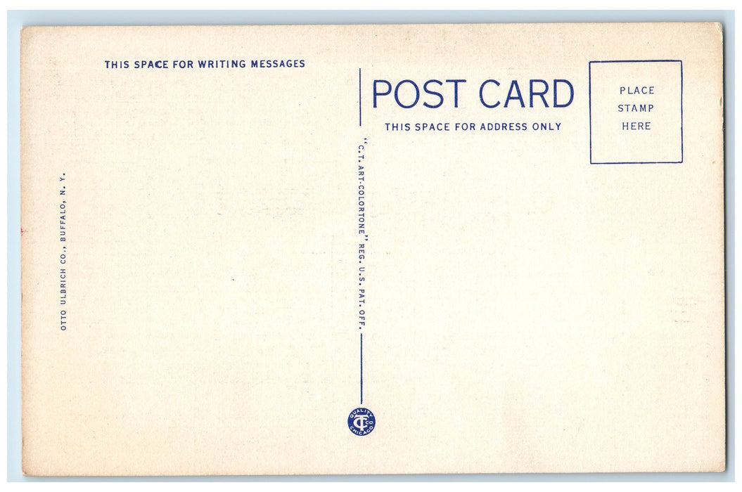 c1940s Edmund Hayees Hall University Of Buffalo Buffalo New York NY Postcard