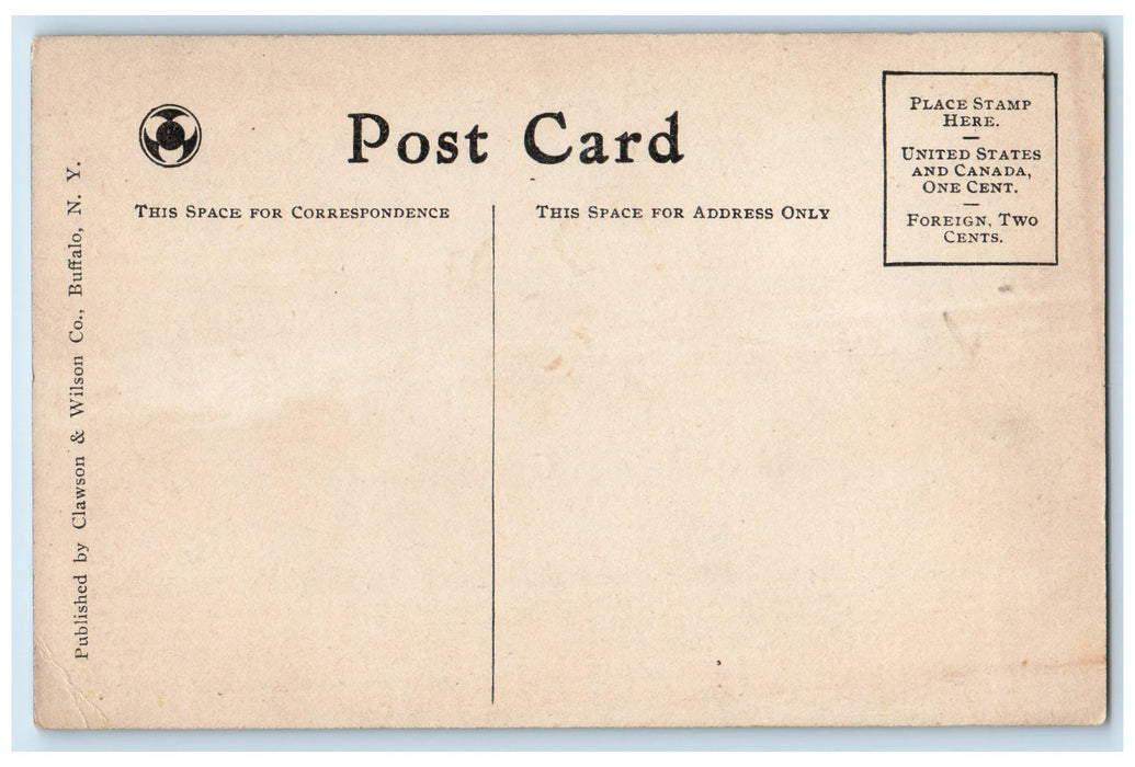 c1910s Masten Park High School Exterior Buffalo New York NY Unposted Postcard