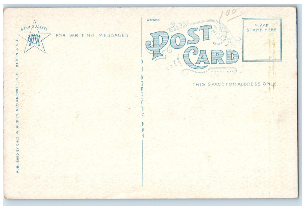 c1910 Mohawk Trail Cross Hoosak Tunnel Berkshire Hills Massachusetts MA Postcard