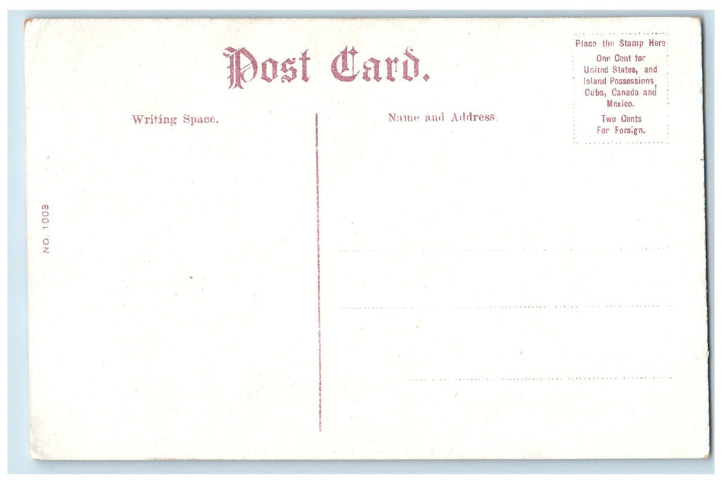 c1950's Chestnut Hill Reservoir Pond Brookline Massachusetts MA Posted Postcard