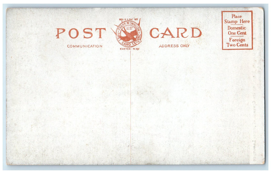 c1920 The Oldest Elm Grounds Of James Lawrence Groton Massachusetts MA Postcard