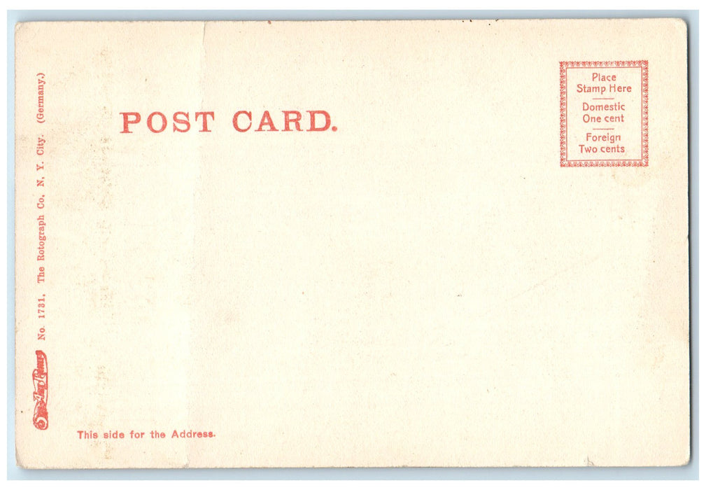 c1905 Public Library Building Tower Monument Woburn Massachusetts MA Postcard