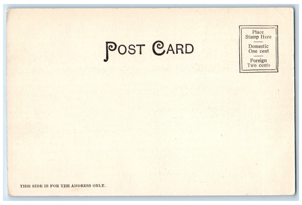 c1905 Bancroft Memorial Library Building View Hopedale Massachusetts MA Postcard
