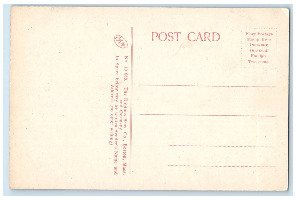 c1950's Soldier's Monument Statue Cannon Park Wareham Massachusetts MA Postcard