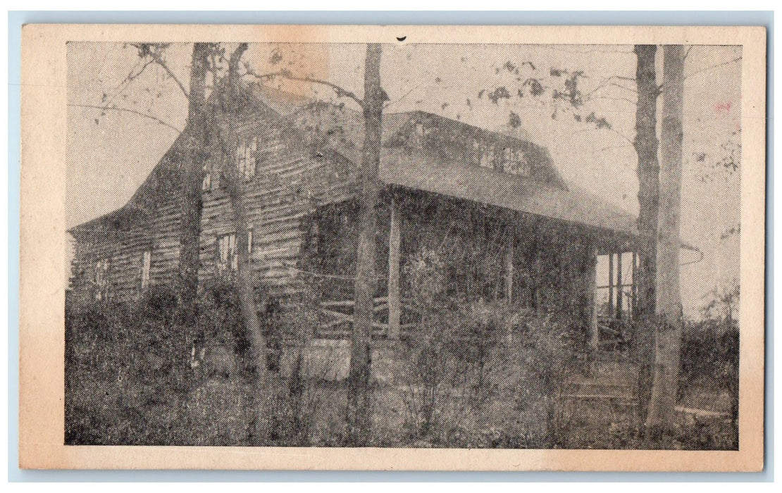 1946 Rehabilitation Foundation Inc. Indian Lake Michigan MI Posted Tree Postcard