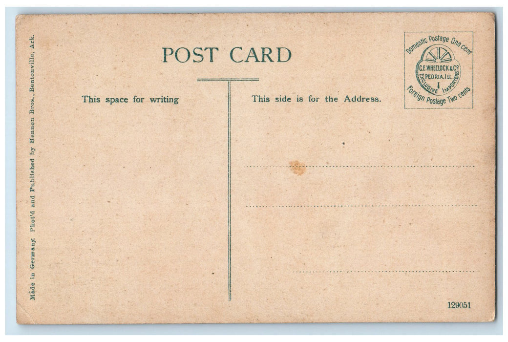 c1940s Cotton's Cave Springs Bentonville Arkansas AK Unposted Vintage Postcard