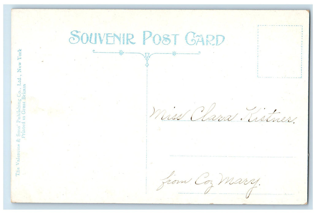 c1910s Grand Canon From Artist's Point Yellowstone Park Wyoming WY Moon Postcard