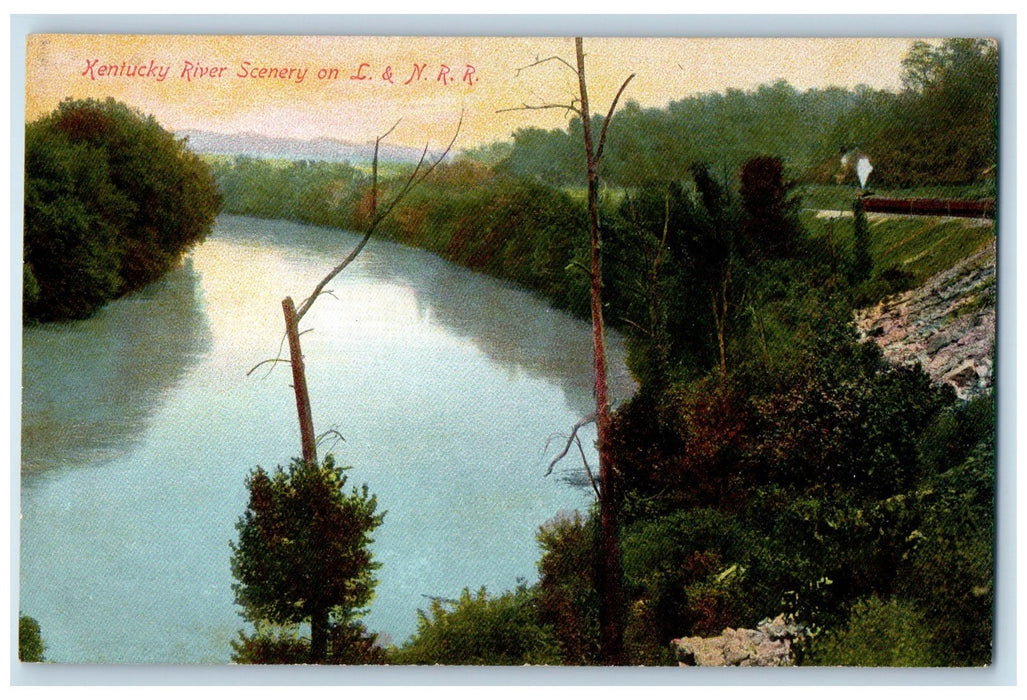 c1910s Kentucky River Scenery On L. & N. R Kentucky KY Unposted Vintage Postcard