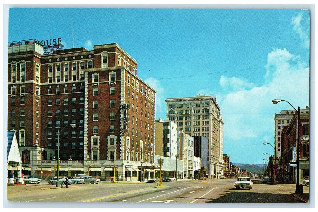 c1950 Broad Street Establishment Classic Cars Chattanooga Tennessee TN Postcard