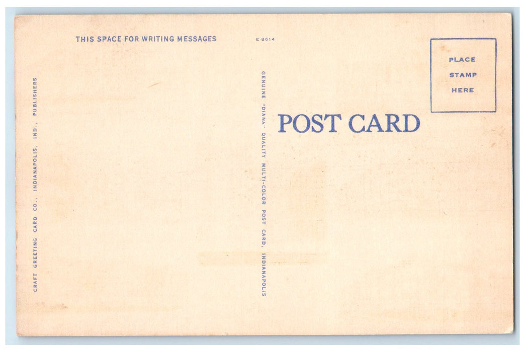 c1950 Public High Schools Campus Multiple Views Indianapolis Indiana IN Postcard