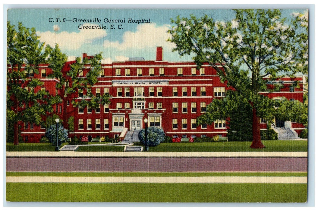 c1940's Greenville General Hospital Greenville South Dakota SD Unposted Postcard