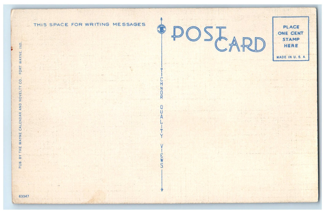 c1940's Idyelvania Roseland In Its Splendor South Bend Indiana IN Trees Postcard