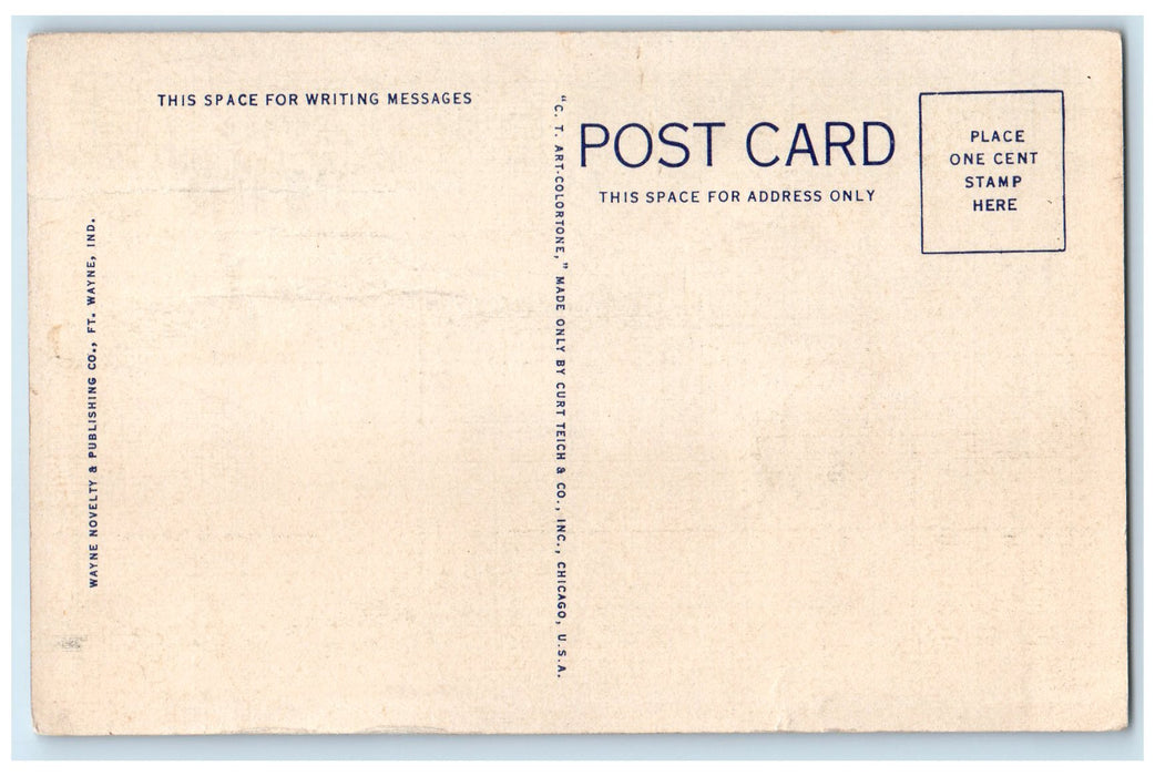 c1940s Municipal Filtration Plant And Reservoir Fort Wayne Indiana IN Postcard