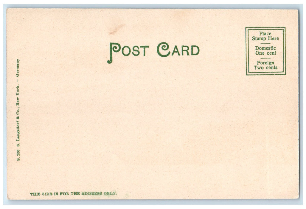 c1905 Manistee Harbor Boat Docking Bridge Manistee Michigan MI Unposted Postcard