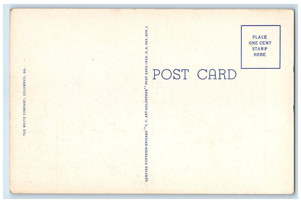 c1940 Lawson Field Infantry School View Ft Benning Georgia GA Unposted Postcard