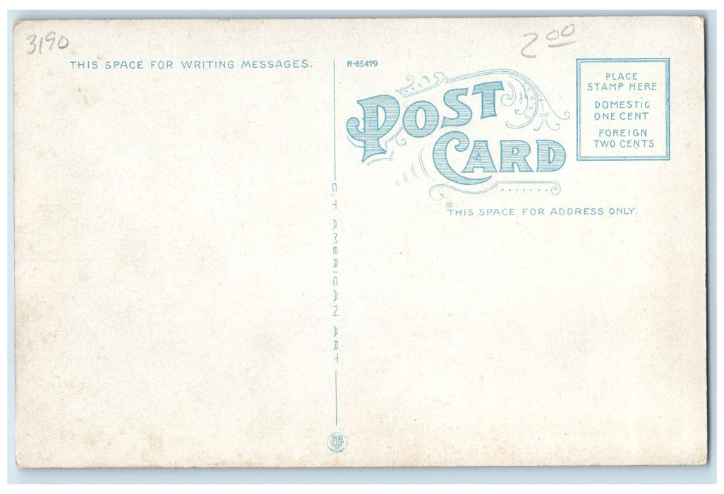 c1920s Court House Exterior Roadside Scene Greensburg Iowa IA Unposted Postcard