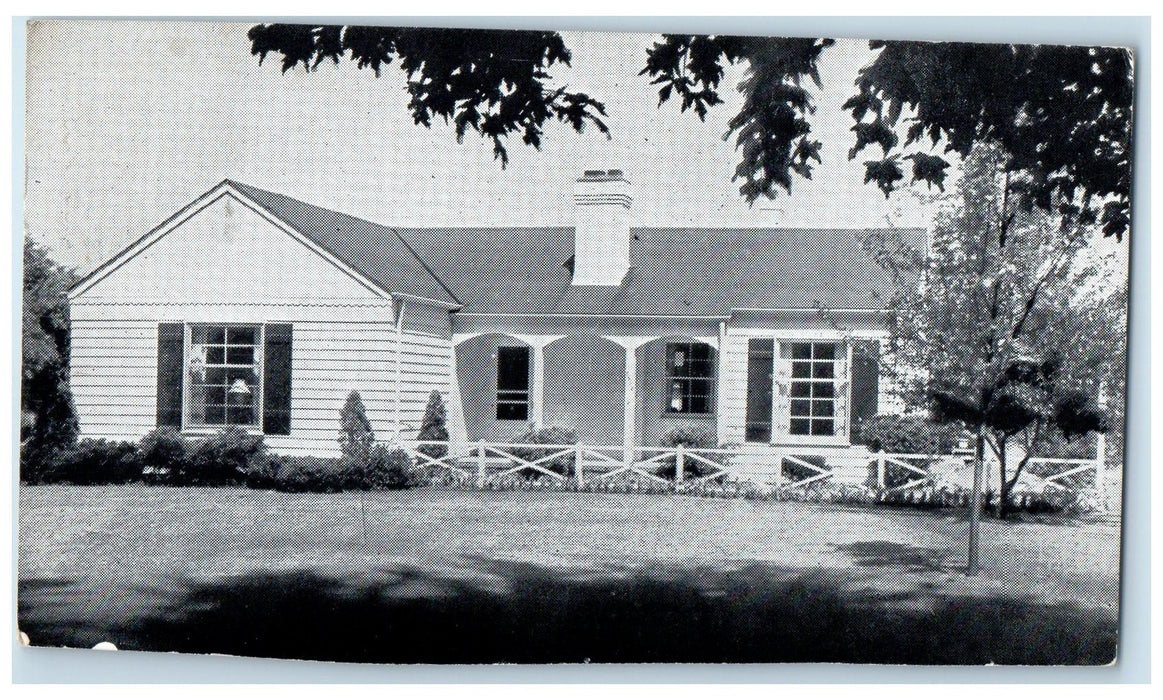 c1920s House Exterior Scene Paint Advertising Battle Creek Michigan MI Postcard