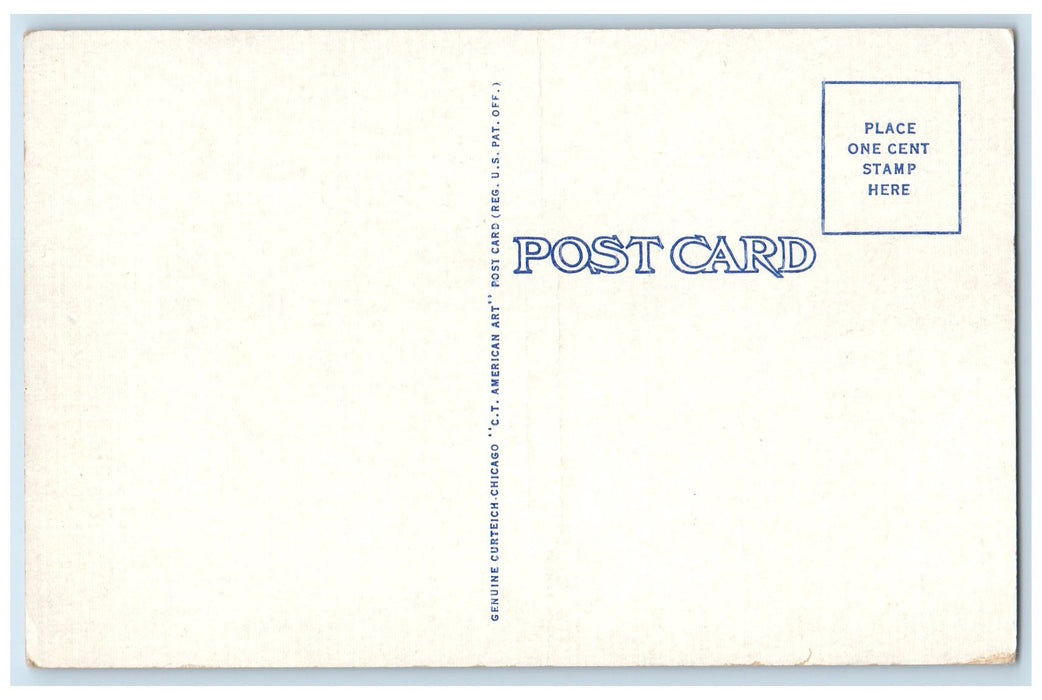 c1940's Occidental Hotel Building Restaurant Cars Muskegon Michigan MI Postcard