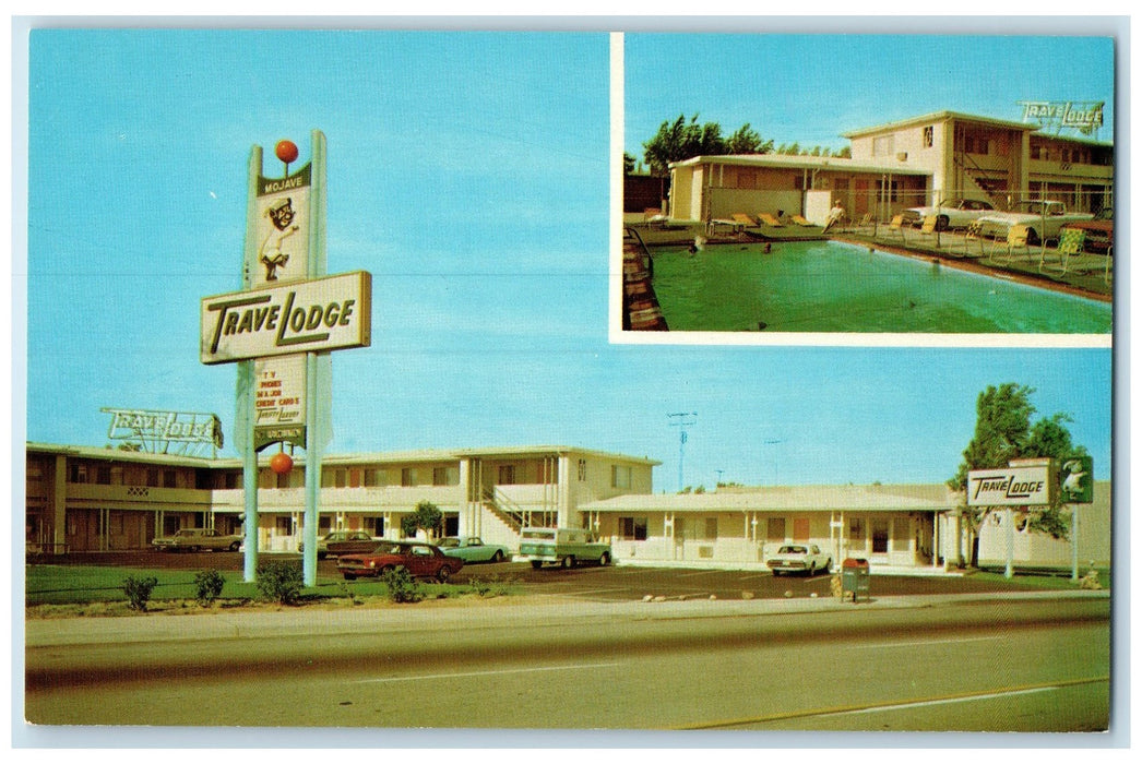 c1960's Travel Lodge Exterior Roadside Mojave California CA Unposted Postcard