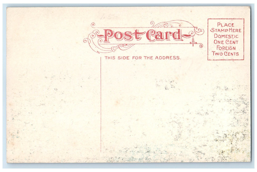 c1910 Harbor Steam Boat Passenger Ship Lake River Manistee Michigan MI Postcard