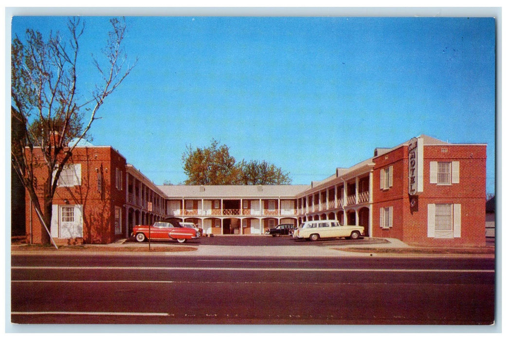 c1960's The Towne Motel Exterior Roadside Alexandria Virginia VA Posted Postcard