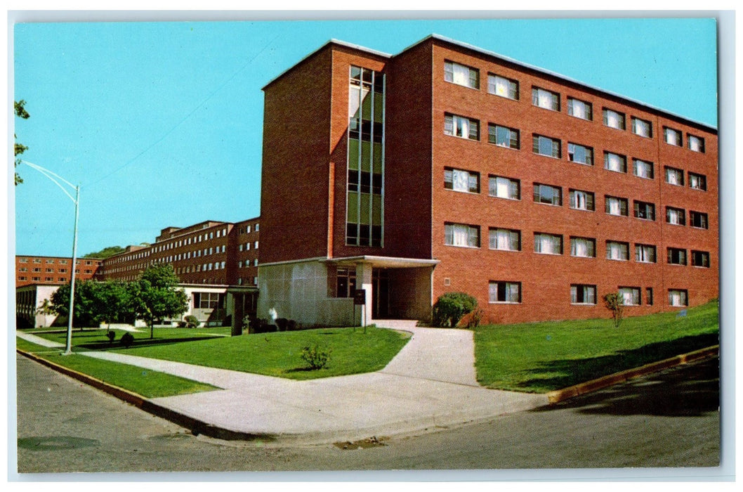 c1950's Wadsworth Hall Of Michigan Technological University Houghton MI Postcard