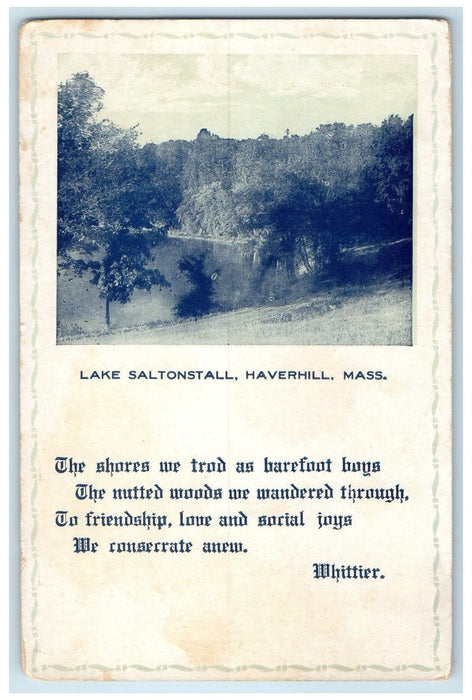 c1960s Lake Saltonstall Haverhill Massachusetts MA Unposted Vintage Postcard