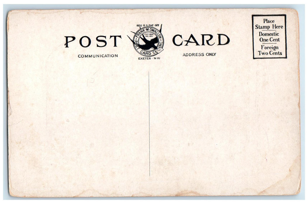 c1940s Sunset Granite Lake Scene Munsonville New Hampshire NH Unposted Postcard