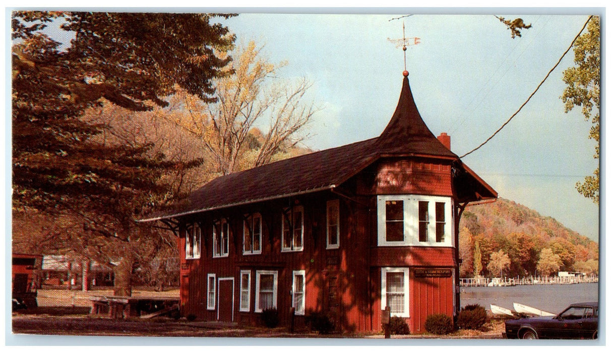 c1960s Bath & Hammondsport Railroad Company Wine Country New York NY Postcard