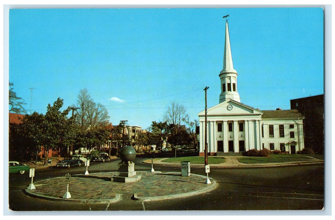 c1960s McArthur Square Chicopee Falls Massachusetts MA Unposted Vintage Postcard