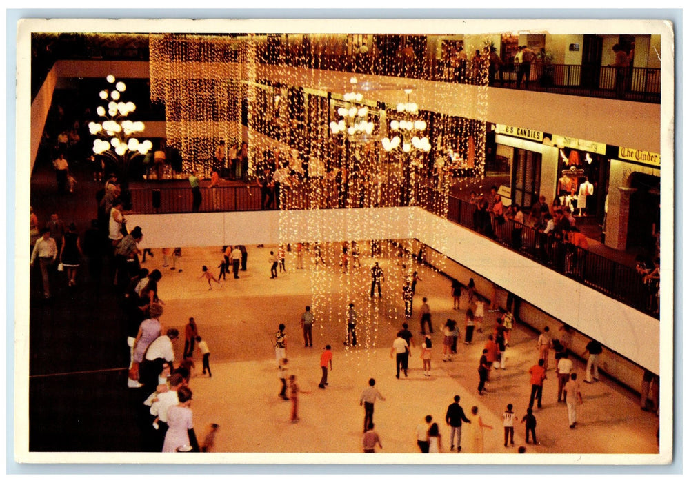 c1960s The Galleria Post Oak Complex Interior Houston Texas TE Unposted Postcard