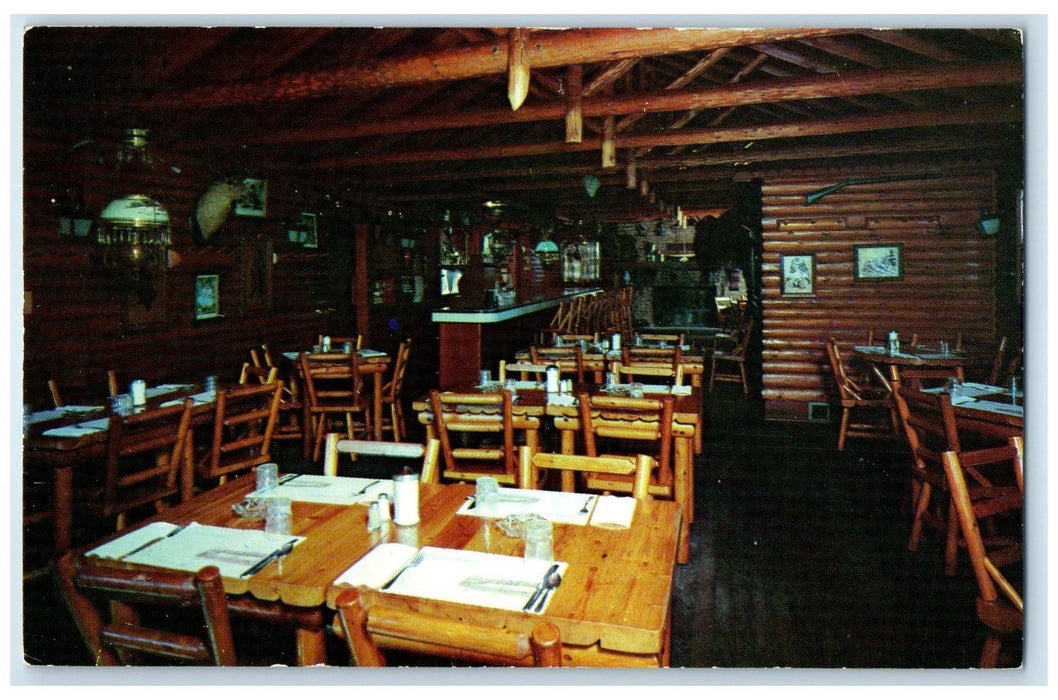 c1960's Schumm's Restaurant A Famous Stop Jackson Michigan MI Unposted Postcard