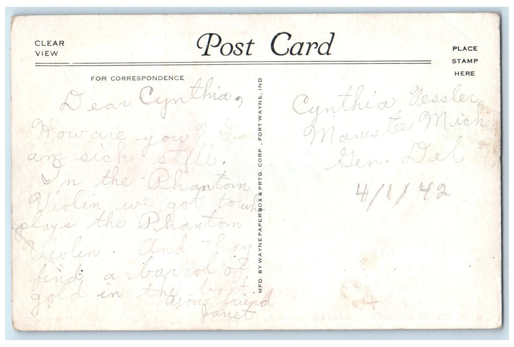 c1940's United States Coast Guard Station Ludington Michigan MI Boats Postcard