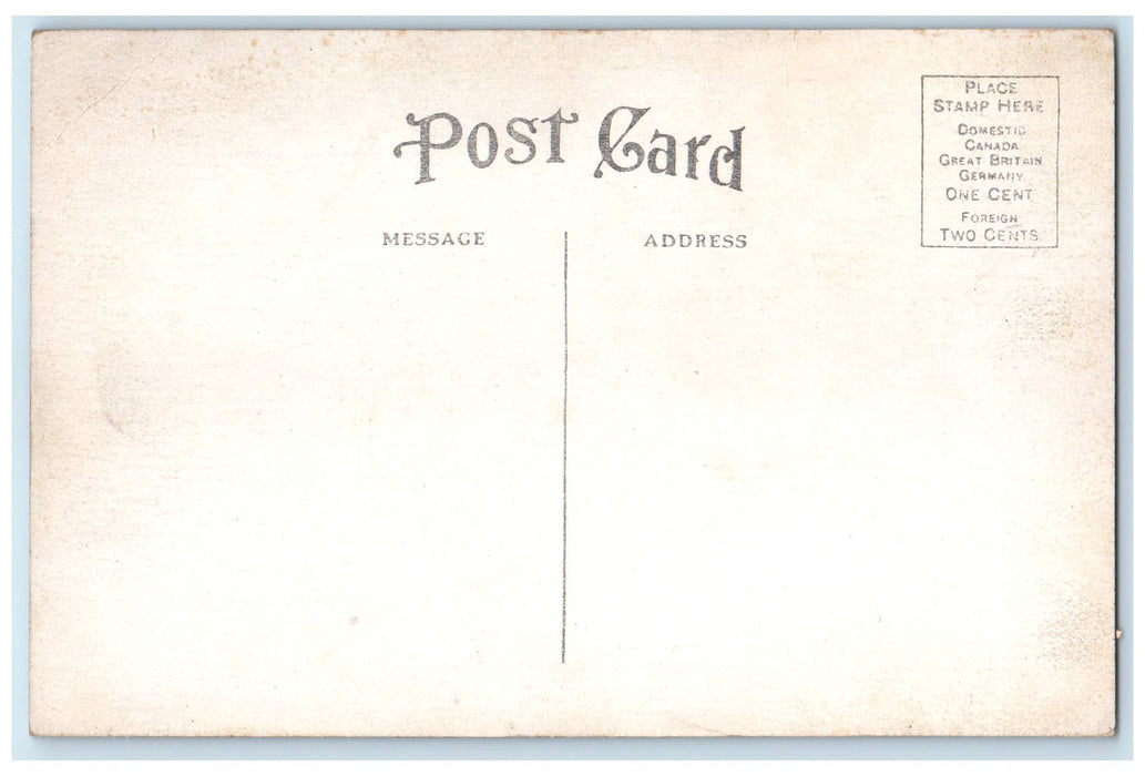 c1910's Carferry Loading Scene Ludington Michigan MI Unposted Steamship Postcard