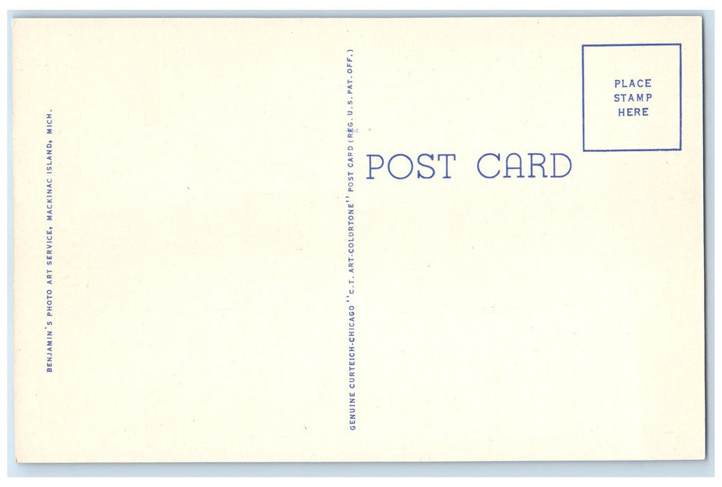 c1940's Steamship South American Mackinac Island Michigan MI Unposted Postcard