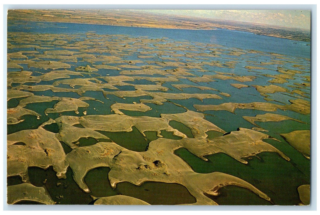 c1960's Sand Dunes At Potholes Reservoir Washington WA Unposted Vintage Postcard