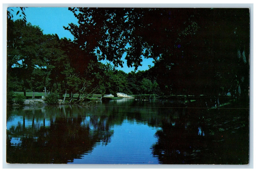 c1950's Steinhart Play Ground Recreation Park Southeastern Nebraska NE Postcard