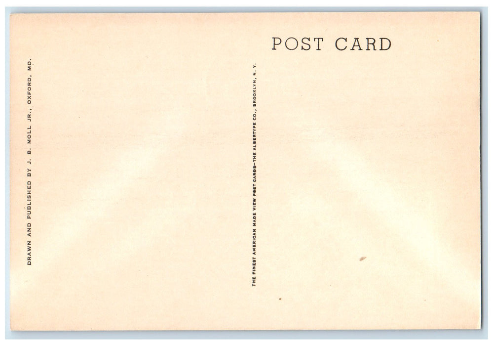 c1940's Wye House Home Of Lloyds Exterior Talbot County Maryland MD Postcard