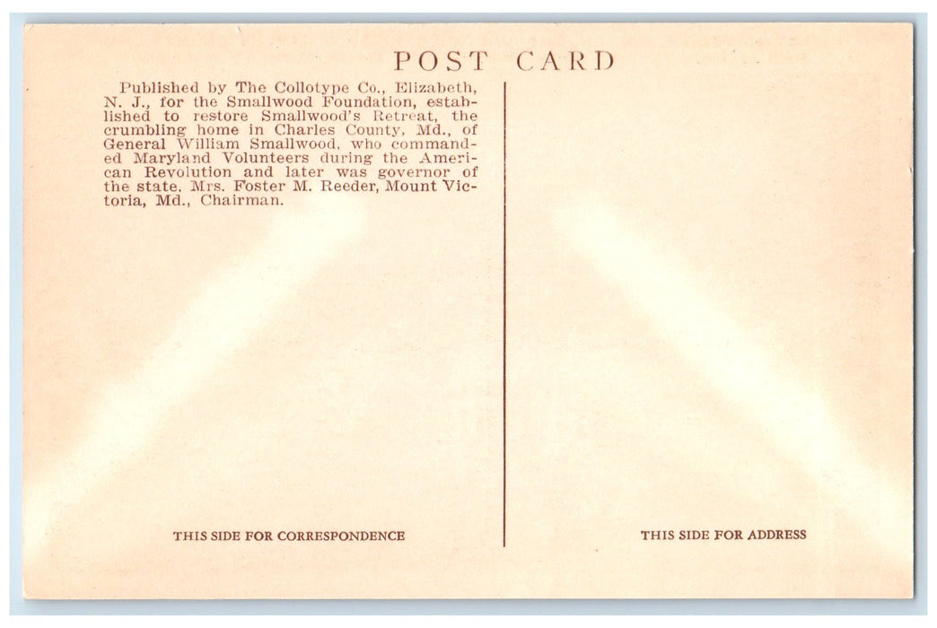 c1940's West Hatton On The Wicomico River Charles County Maryland MD Postcard